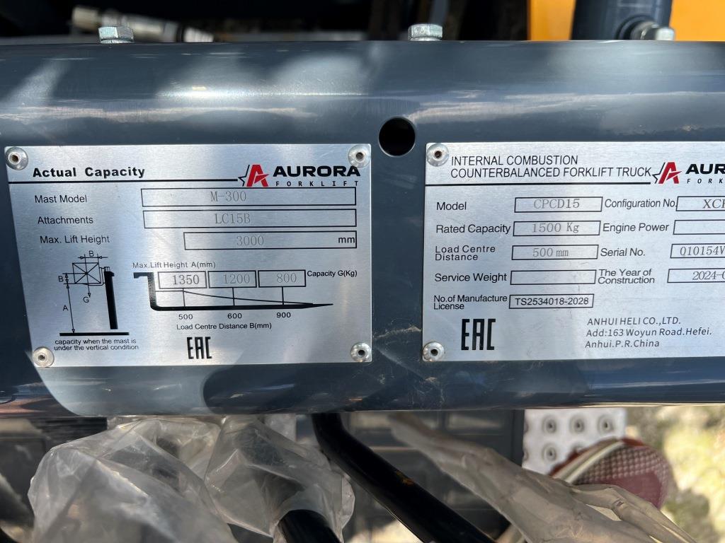 AURORA CPCD15 Автопогрузчик вилочный